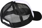 Chiusura snapback e rete posteriore del berretto trucker Stihl nero