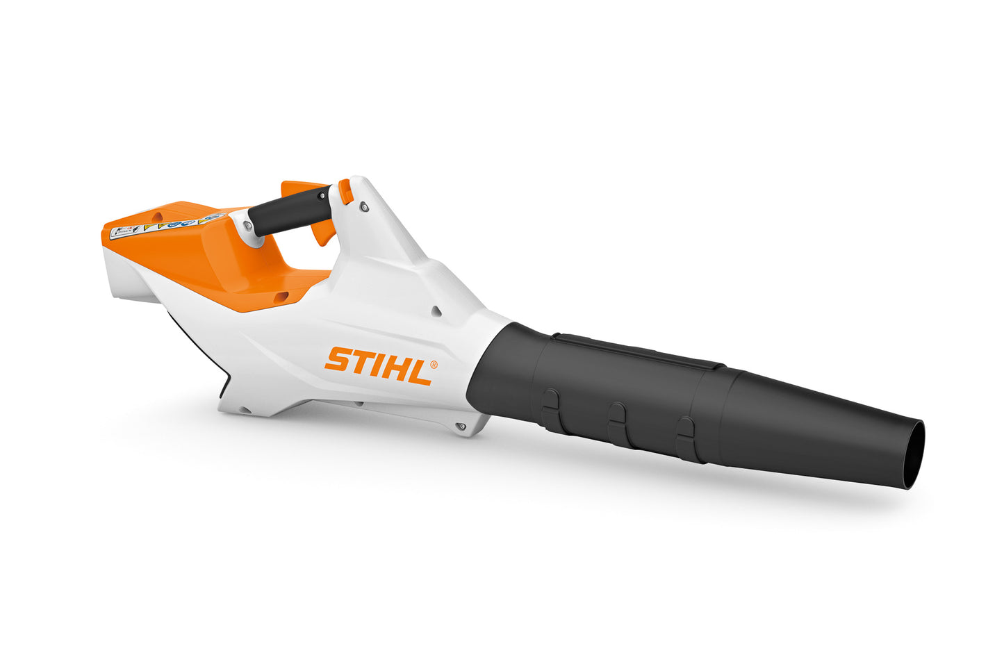 Soffiatore STIHL BGA 86 a batteria con design compatto e tubo nero