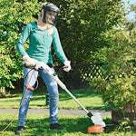 Utilizzo del rifinitore elettrico Stihl FSE 52 per rifinitura bordi prato in giardino
