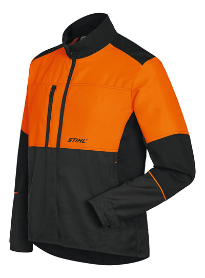 Giacca Stihl Function Universale da lavoro antracite e arancione segnaletico vista frontale