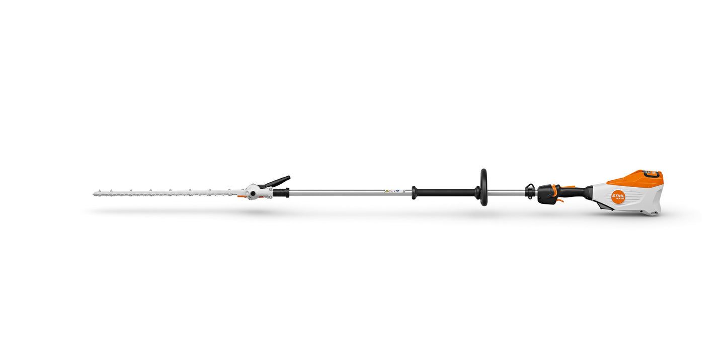 Tagliasiepi a batteria STIHL HLA 135 profilo completo con lama universale