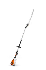 Tagliasiepi a batteria STIHL HLA 135 vista frontale con impugnatura circolare