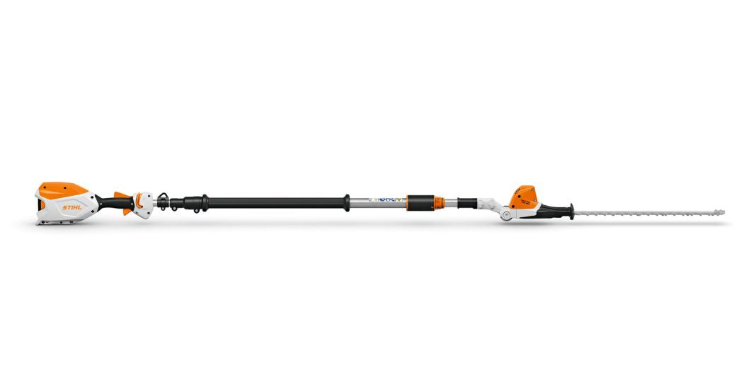 Tagliasiepi telescopico Stihl HLA 86 a batteria con testa di taglio orientabile