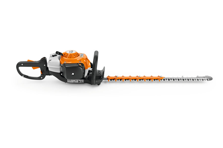 Tosasiepi a scoppio Stihl HS 82 T con lama a doppio taglio