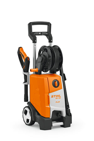 Idropulitrice ad alta pressione Stihl RE 120 con avvolgitubo integrato e impugnatura telescopica