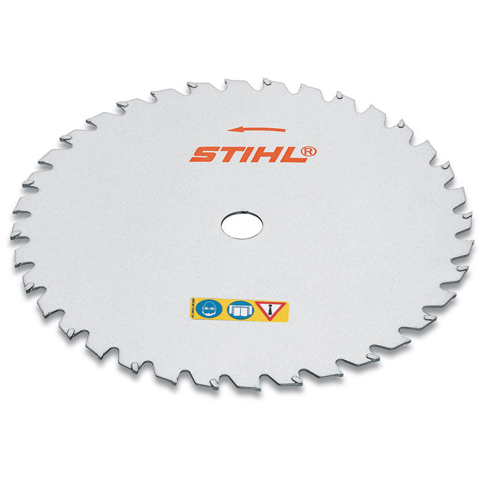 Lama per sega circolare STIHL in metallo duro in acciaio per decespugliatore, manicotto 20 mm