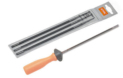 Lime tonde STIHL Ø 5,5 mm per affilatura catene motosega in confezione