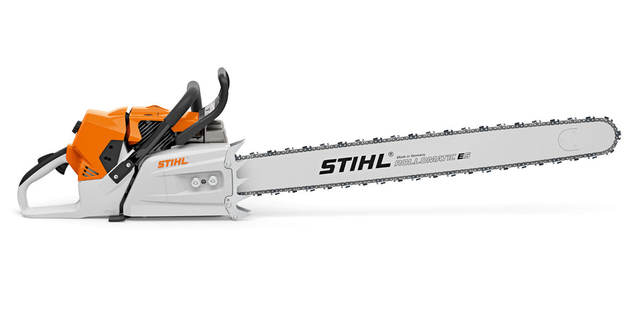Motosega Stihl MS 881 professionale con barra lunga e catena