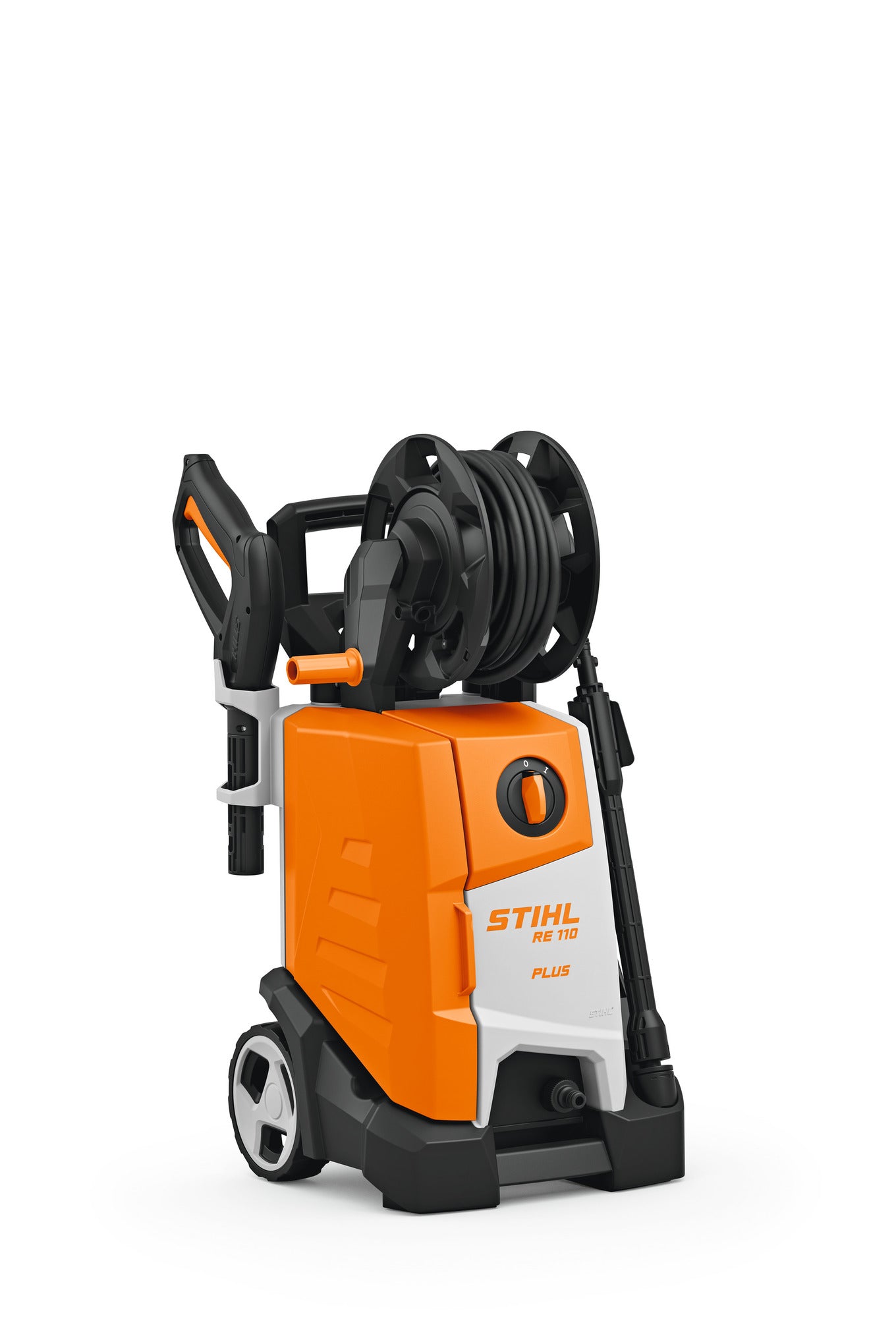 Idropulitrice Stihl RE 110 colore arancione e bianco con avvolgitubo integrato