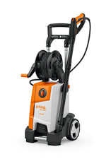 Stihl RE 120 idropulitrice elettrica alta pressione con tamburo avvolgitubo e pistola ergonomica