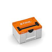 Scatola batteria Stihl Systainer System S impilabile con maniglia