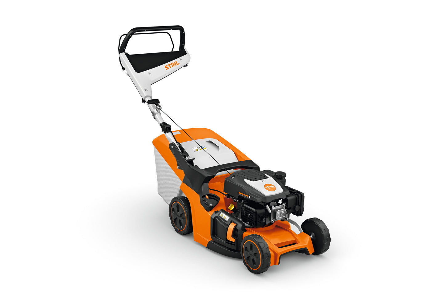 Tosaerba a batteria Stihl RMA 443 con larghezza di taglio 41 cm e cesto raccoglierba