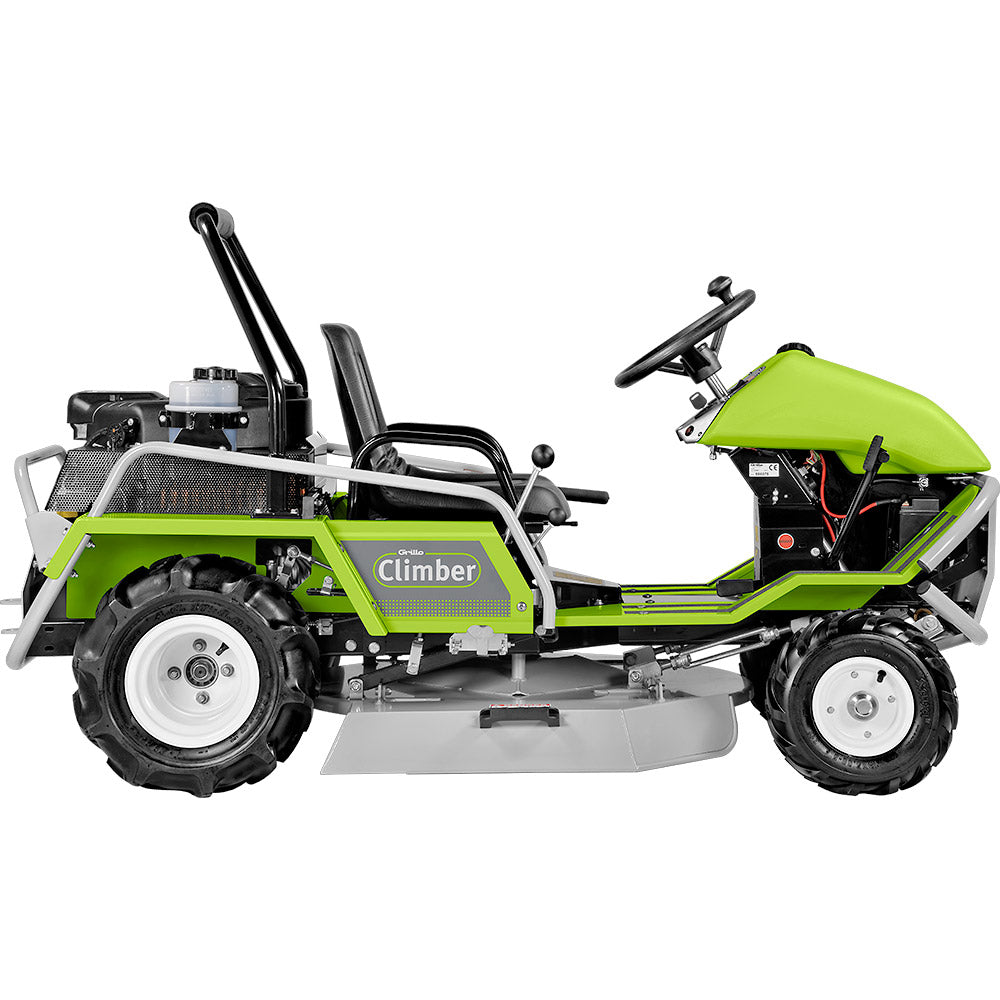 Vista laterale Grillo Climber 9.18 trinciaerba idrostatico a lama